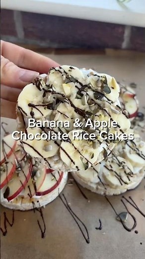 Easy and quick Chocolate Rice Cake Snack