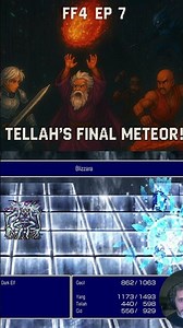 Tellah's Final Meteor☄️& Rosa Rescue! FF4 Ep7
