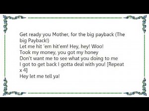 James Brown - The Payback Lyrics