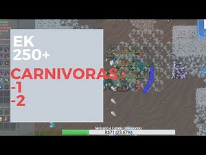 Tibia - Kina lvl 250+ Carnivoras Rock -1 e -2