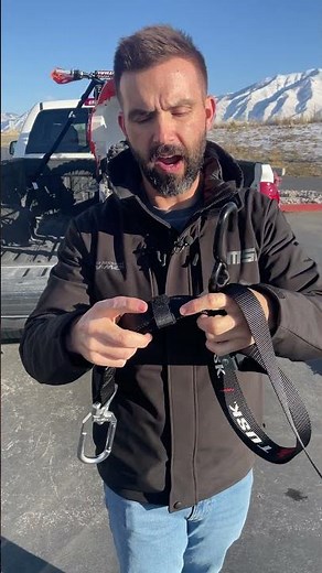 Tusk Swivel-Hook Carabiner Soft-Loop Tie Downs