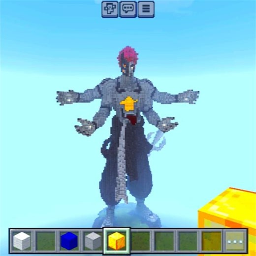 MINECRAFT BUILD STATUE IN YODHA #minecraft #gaming