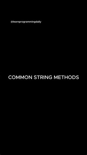 Common JavaScript String Methods in One Video #part_8 #programming #coding #javascript