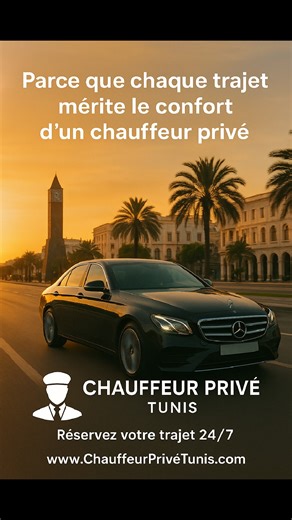 Chauffeur Privé TUNIS on Reels