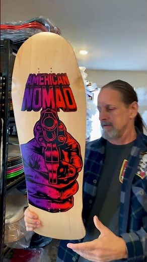 Brand-X Skateboards American Nomad Gun deck