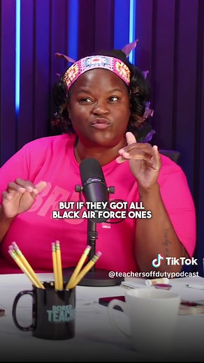 Do your students refuse to crease their shoes too? #dresscode #schooldresscode #teacherdresscode