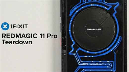 【4K】红魔11 Pro 游戏手机拆解与可维修指数评分 | 来源：iFixit | 机翻中文