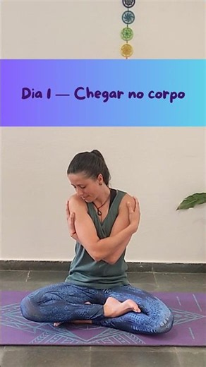 Já experimentou este desafio de reconexão? #yoga #desafio #vidasaudavel