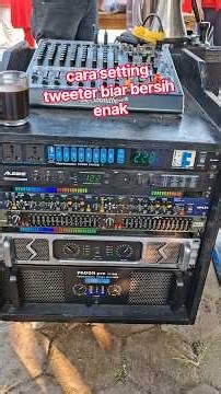 How to set up your tweeter for crisp and clear sound #soundsystem #eventaudio #activespeaker