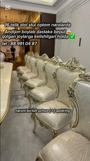 sifatli va hamyonbob 😍 obuna boʻling 📌 #furniture #andijon #stolstul #baki #sofa #rek