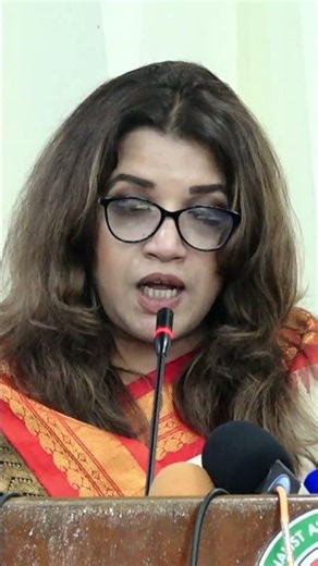 শামা ওবায়েদের বক্তব্যের মাঝপথেই বিদ্যুৎ চলে গেল