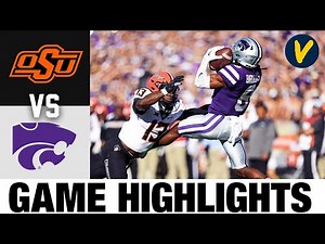#9 Oklahoma State vs #22 Kansas State | 2022 College Football Highlights