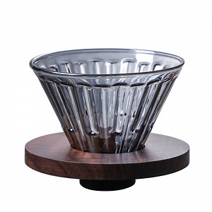 [Hot Item] Glass Coffee Dripper in Different Color V60 for 4 People