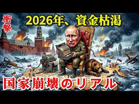 【衝撃の真実】 お金が止まれば国は終わる…経済崩壊から始まる「ロシア解体」のリアル