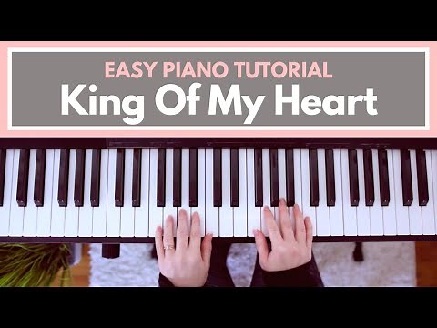 King Of My Heart - Bethel (Easy Piano Tutorial)
