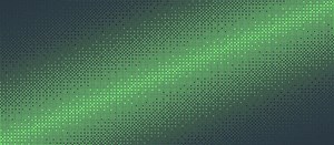 Premium Vector | Dither pattern bitmap texture halftone gradient vector tilted border panoramic abstract background glitch screen with flicker pixels effect wide backdrop 8 bit pixel art retro video game abstraction