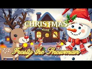Frosty the Snowman | Fun Animated Song for Kids with Lyrics
