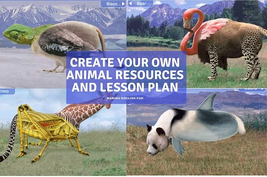 Create An Animal – lesson Plan and Resources.Making English Fun