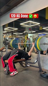 120 Kg warmup baby 🦁 #120kg #benchpress #powerbuilder #powerlifter