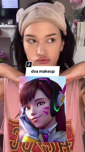 D.Va Cosplay Makeup Tutorial