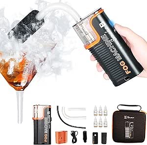LENSGO Fog Machine,Handheld Smoke Machine with Remote Control,Portable Smoking Gun for Halloween, Wedding, Christmas, Stage Effect, Smoke Bombs for Photography for Party-Smoke B
