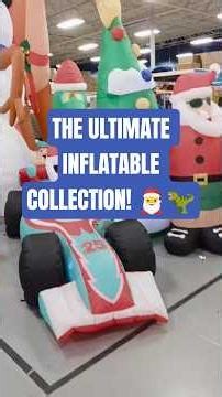 THE ULTIMATE INFLATABLE COLLECTION! 🎅🦖 #viral #gift #decor #collection #athome #yt #ytshorts
