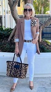 142K views · 9.9K reactions | CASUAL CHIC STYLE!  Giving today’s look a little extra style by added my LEOPARD ACCESSORIES. LOVE STYLING WITH LEOPARD!  ~~ Styled by Leanne @thiswiththis #thiswiththis #agelesselegance . . . . . #leopardprint #casualchic #over50style #fashioninfluencer #chicatanyage #fashionreel #fashionover50 #sydneyfashion #brisbanefashion | This With This | Facebook