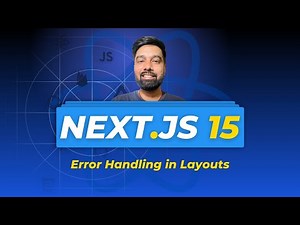 Nextjs 15 Tutorial Hindi 27 Error Handling in Layouts