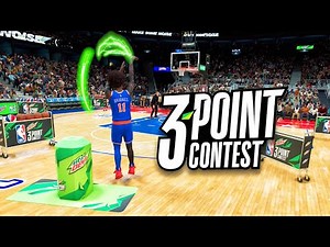 NBA 2K22 My Career - 3 POINT CONTEST On NEXT GEN! (All-Star Weekend) Best PG Build Gameplay