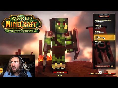 World of Warcraft remade in Minecraft