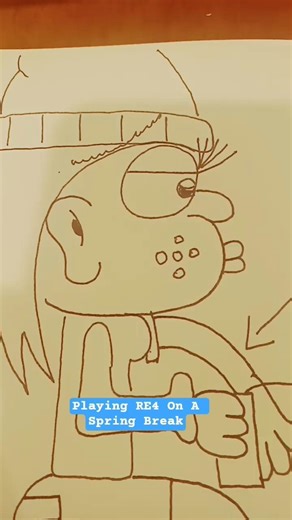 Playing RE4 On A Spring Break #coltonleach #re4 #re4gameplay #re4walkthrough