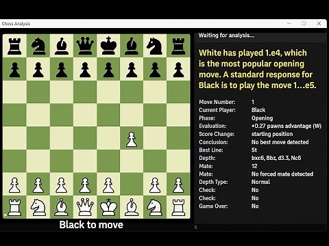 AI chess commentator demo