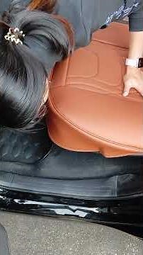 2. Installing Rear Car Seat Bottom Covers 3/4 (with Under-Seat Access)