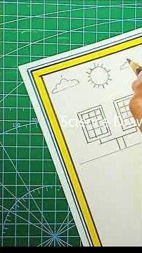 solar energy power systems drawing - simple and easy #shorts | science drawing academy