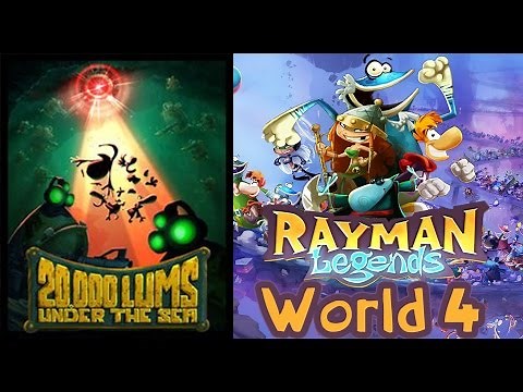 Rayman Legends - World 4: 20,000 Lums Under the Sea (4 players)