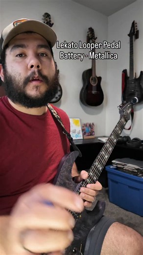 Aj P on Instagram: "Lekato 9 track looper pedal and Battery - Metallica Intro demo #guitar #looppedal"
