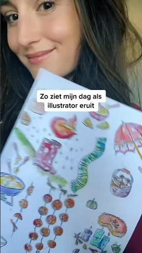 Mijn dagje als illustrator!😍 #tekenen #drawing #illustration #illustrator