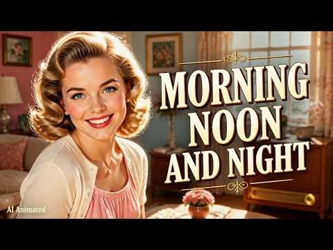 Morning Noon and Night | Animated 1950s Doo-wop Love Song (AI Vintage Romance)