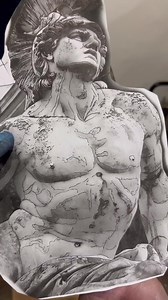 84K views · 443 reactions | Achilles from Greek Mythology️ done using CNC Tattoo Machines and Glide Tattoo Products | Karlvtattoo | Facebook
