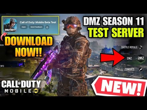 Season 11 DMZ Test Server Cod Mobile 2025 | Codm Test Server 2025 | How to Download Test Server CODM