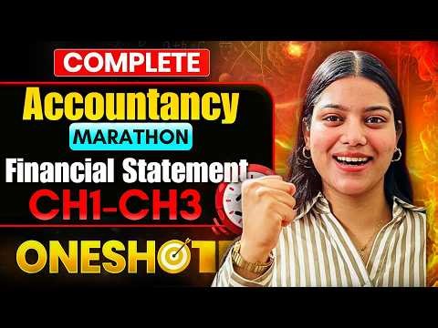 Class 12 Accounts ONESHOT Analysis of Finacial Statement CH1-CH3 Accounts CBSE Boards 2026🔥 Fahima