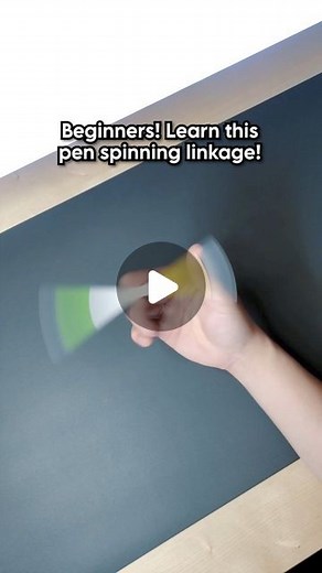 Ryzing Spins on Instagram: "Pen spinning linkage for beginners! 🌀 Recommended to know the Fake Double and Extended Thumb Around when learning this linkage! Tutorials for these tricks on my YouTube channel! Check the link in my bio! 👆 #penspinning #tutorial #satisfying #slomo #skills #tricks #penspin #spin #art #contactjuggling #beginner #howto #linkup"