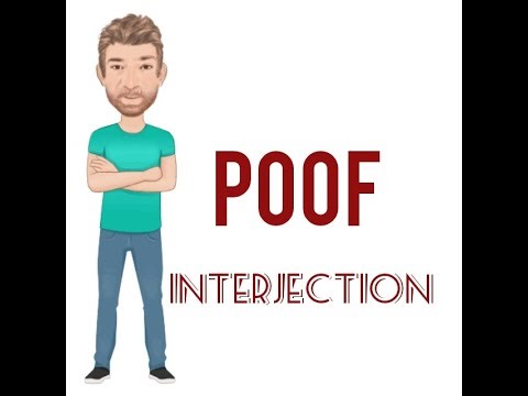 Where Did the Word Poof Come from? - Interjections (413) Poof - Origin - English Tutor Nick P