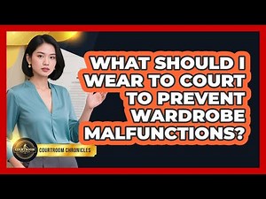 What Should I Wear To Court To Prevent Wardrobe Malfunctions? - Courtroom Chronicles