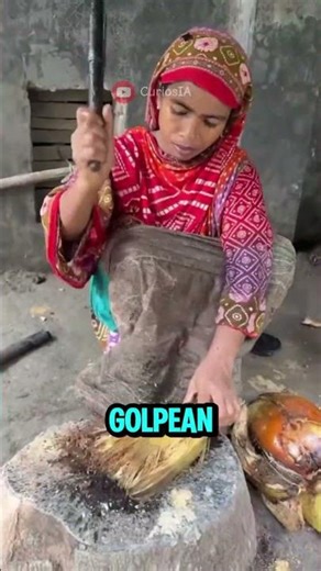 How is it possible that simple coconut shells can be transformed into something so useful 😱 #shor...