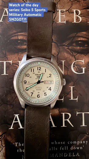 Seiko 5 Sports Military Automatic #seiko5 #seiko5sports #millitary #automatic watch#watchoftheday