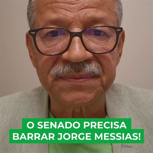 URGENTE: querem empurrar Jorge Messias para o Supremo Tribunal Federal.Não é técnico — é político. Ligado ao governo Luiz Inácio Lula da Silva, associado às decisões pós-Atos de 8 de janeiro de 2023 e contrário à anistia.Mobilização JÁ. O Senado decide.