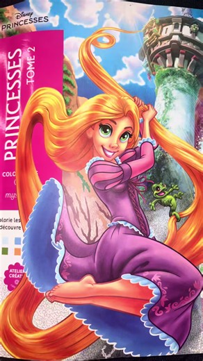 Coloring Belle from Disney's Beauty and the Beast