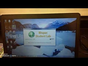 How to set up biopac for biofeedback lab