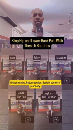 5 Exercises to End Hip and Lower Back Pain | Hip Mobility, Pelvis Alignment, Back Relief Routine